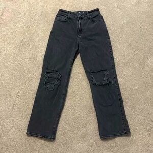 Hollister women’s high rise black jeans